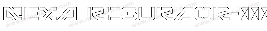 NEXA REGURAOR字体转换